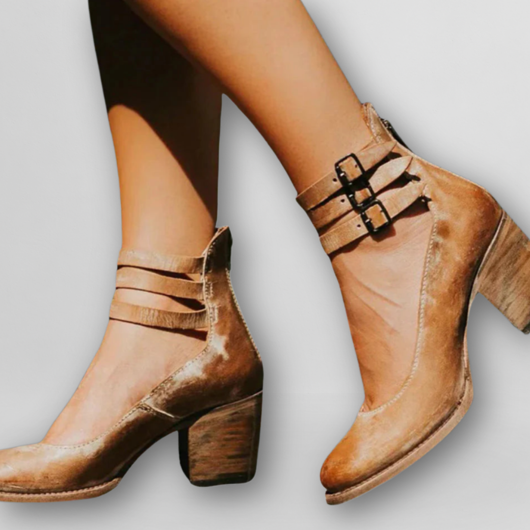 Sylvia | Vintage Sandaler med Klack