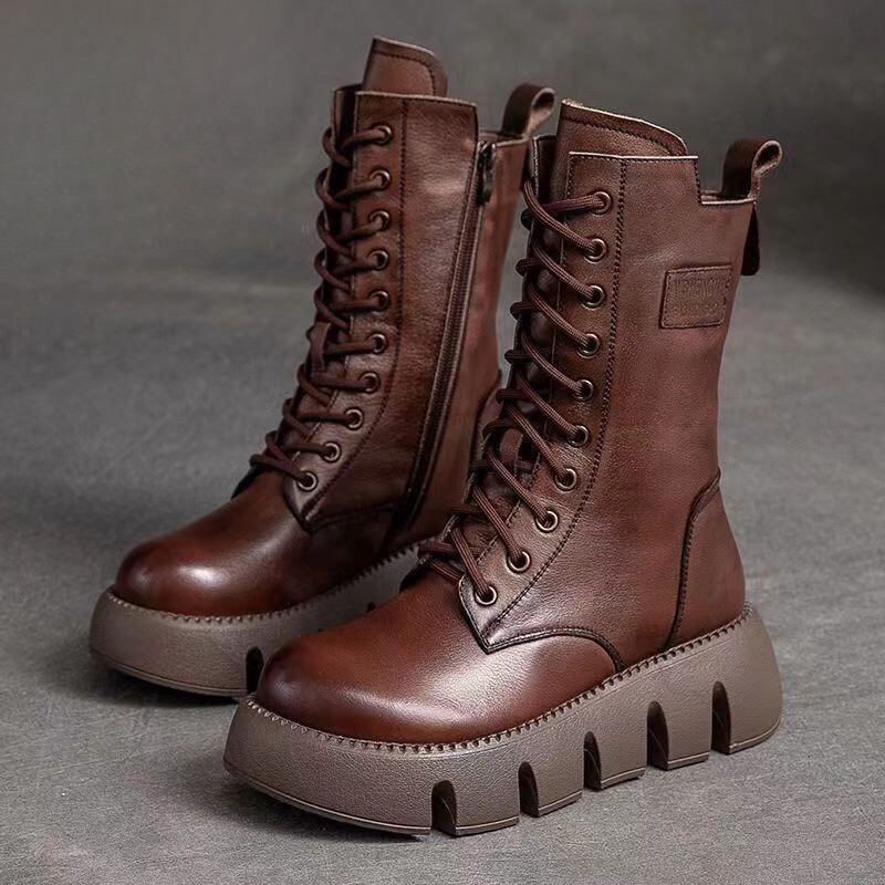 Élodie Lavin | Elegant Stiliga Mid-Rise Stövlar