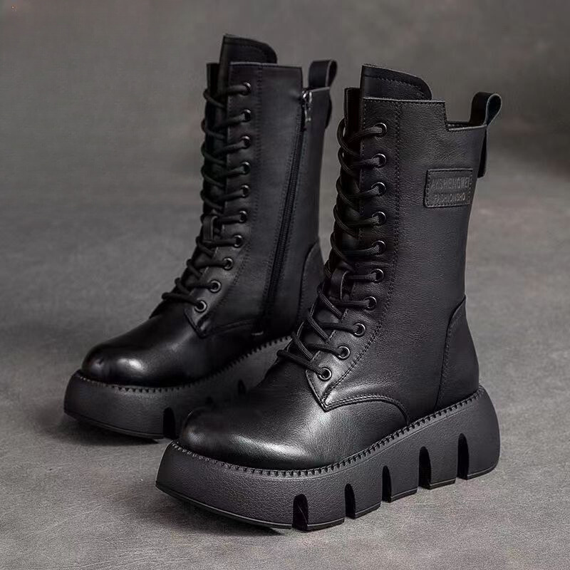 Élodie Lavin | Elegant Stiliga Mid-Rise Stövlar