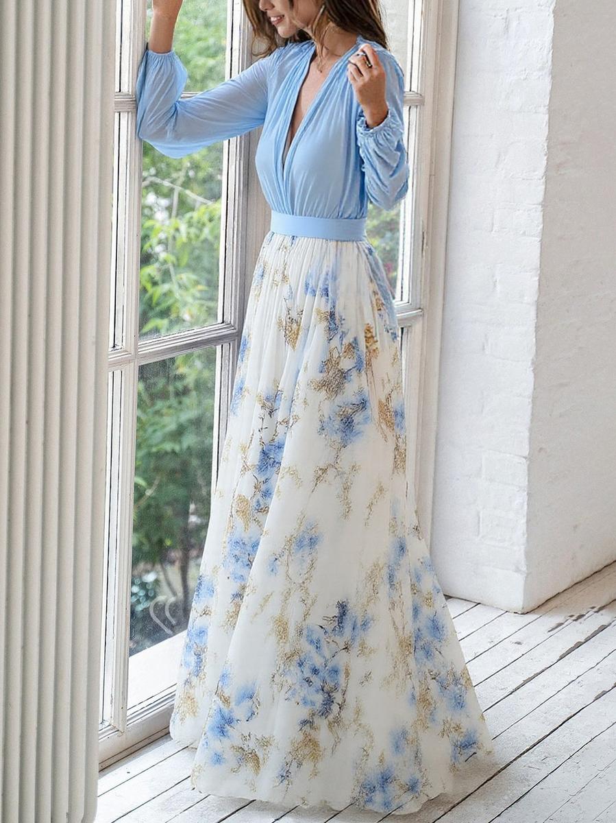 Elena - Maxi klänning med blommönster Dazzling