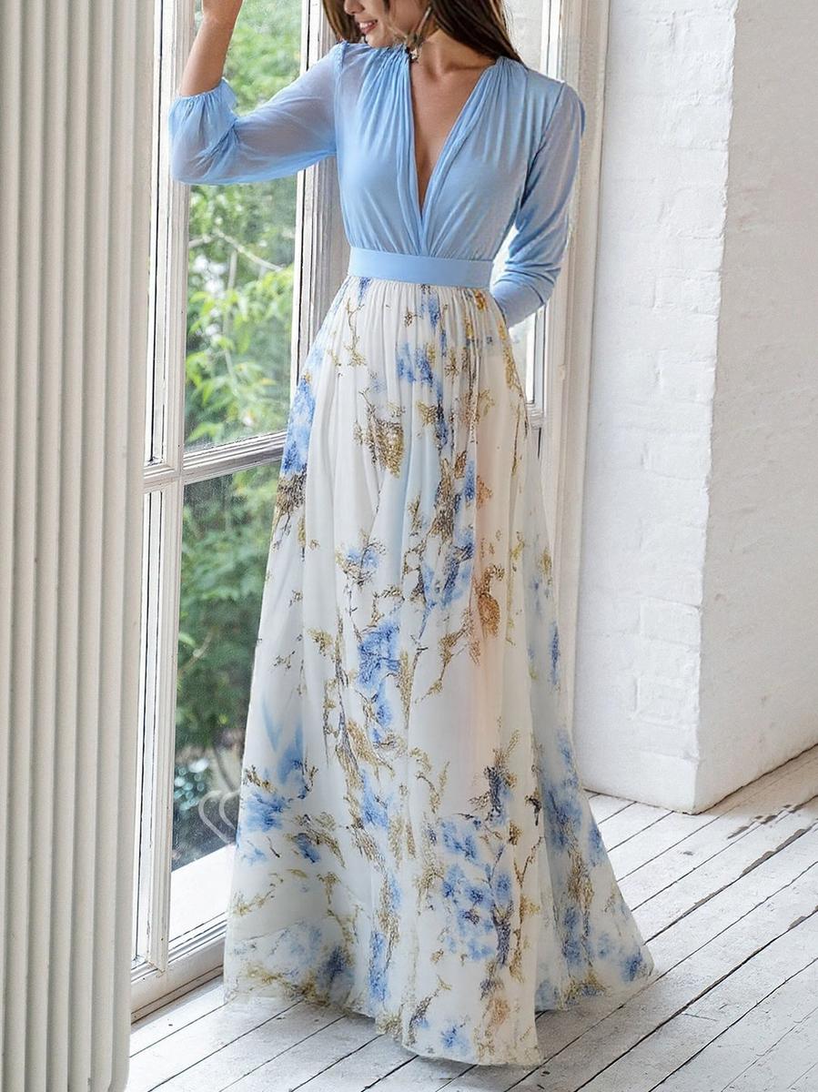 Elena - Maxi klänning med blommönster Dazzling