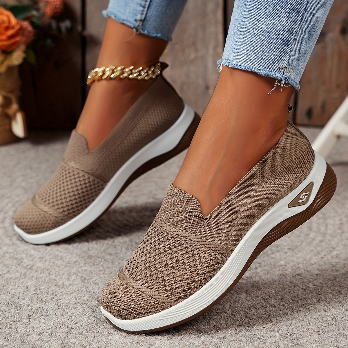 Cora | Bekväma Ortopediska Dam Slip-On Skor