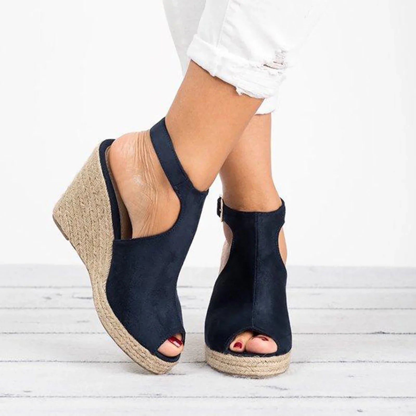 Elegant Kilar Plattform Sandaler