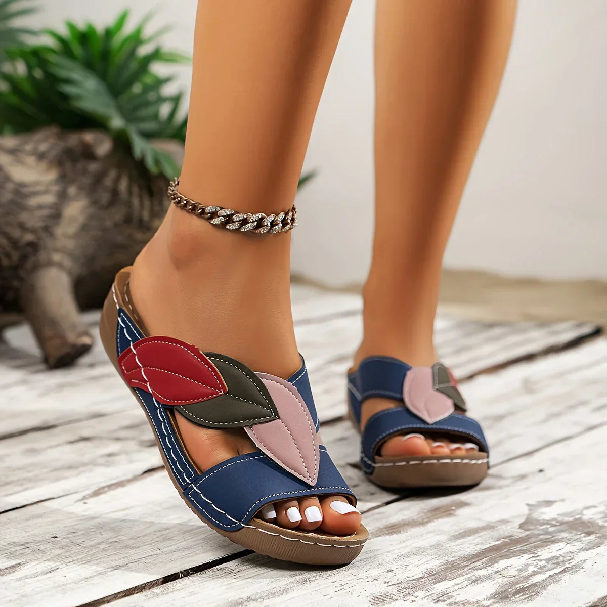 ALEKSANDRA | ORTOPEDISKA SLIP-ON SANDALER