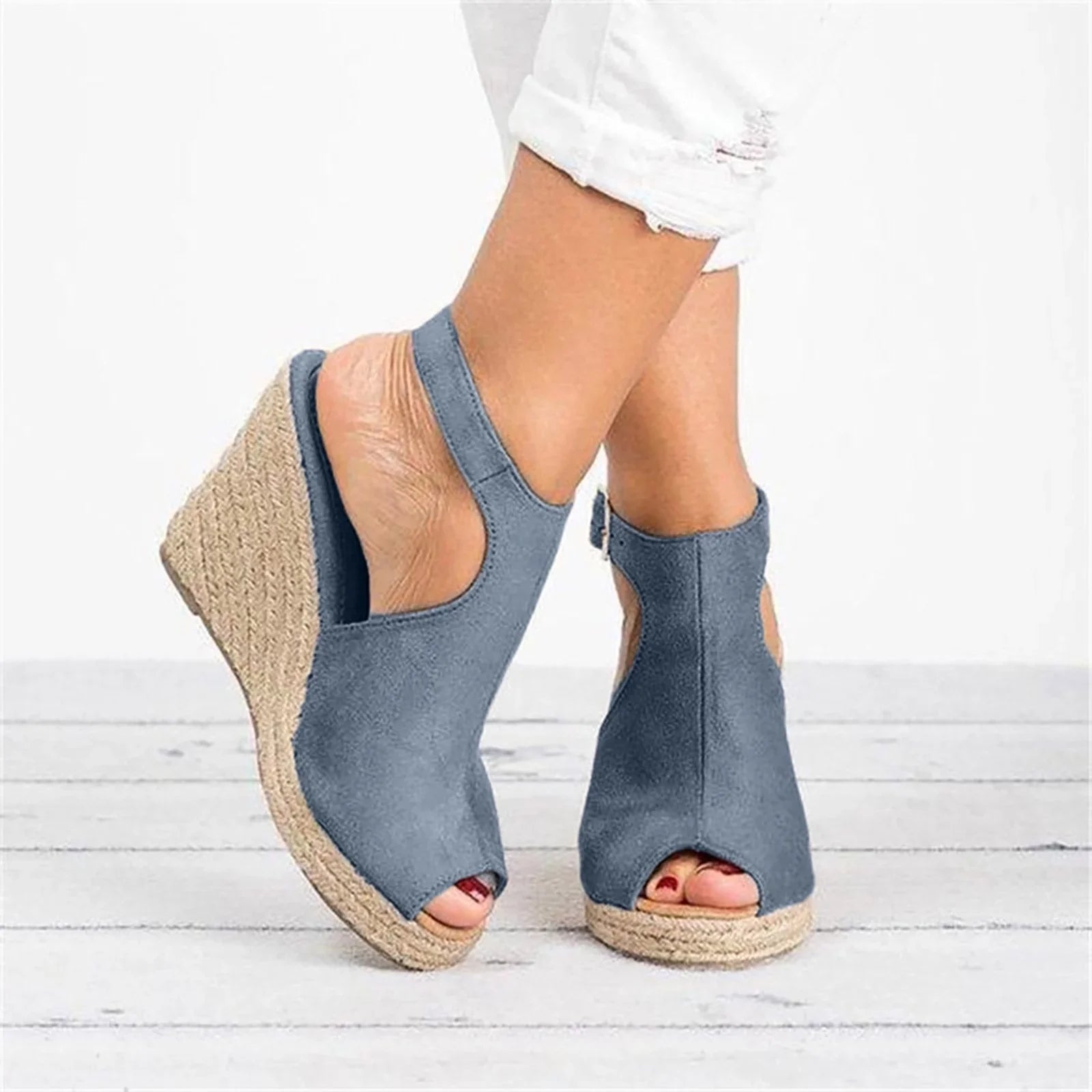 Elegant Kilar Plattform Sandaler