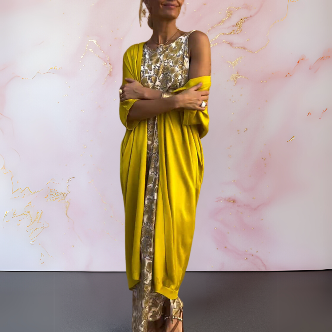 Melanie | Elegant klänning med kofta