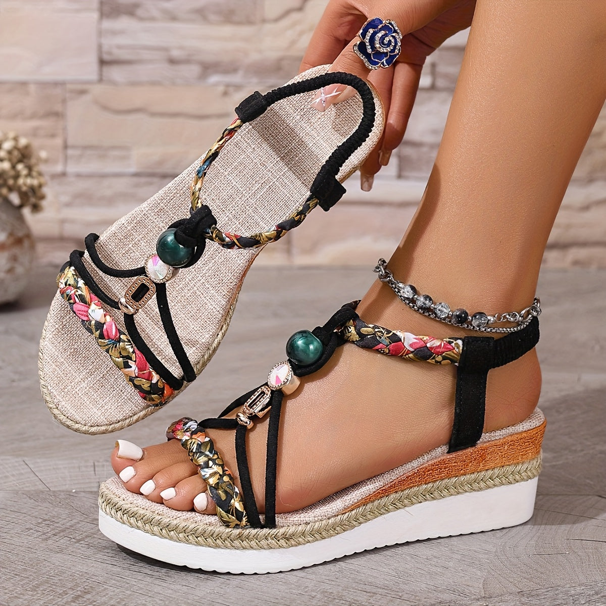Mira Jewel Ortopediska Sandaler
