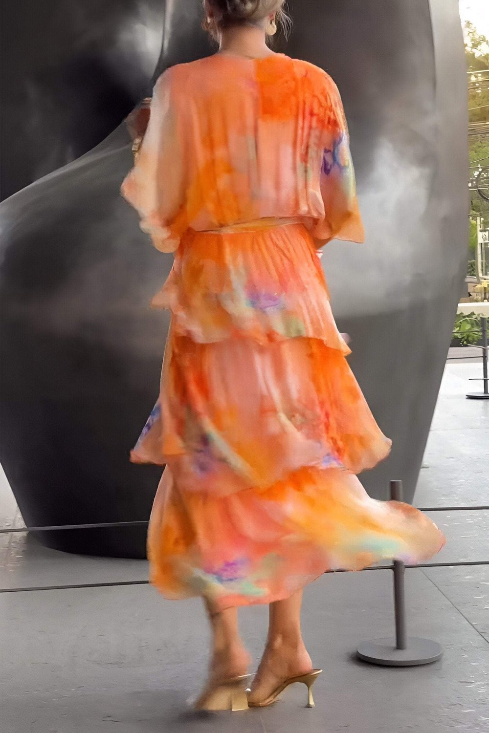 Jade – Elegant Bohemisk Maxi Klänning