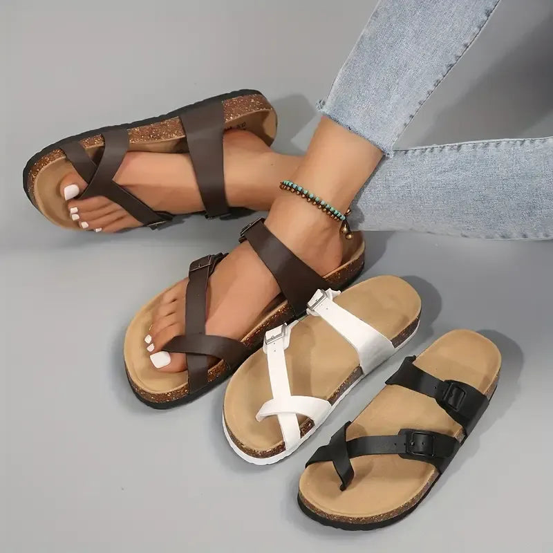 Dam Strappy Slip-On Tofflor
