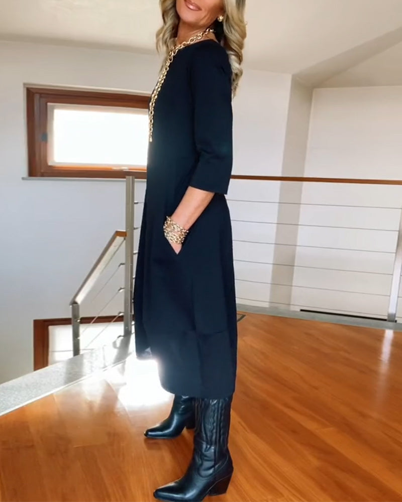 Graces avslappnade elegansklänning
