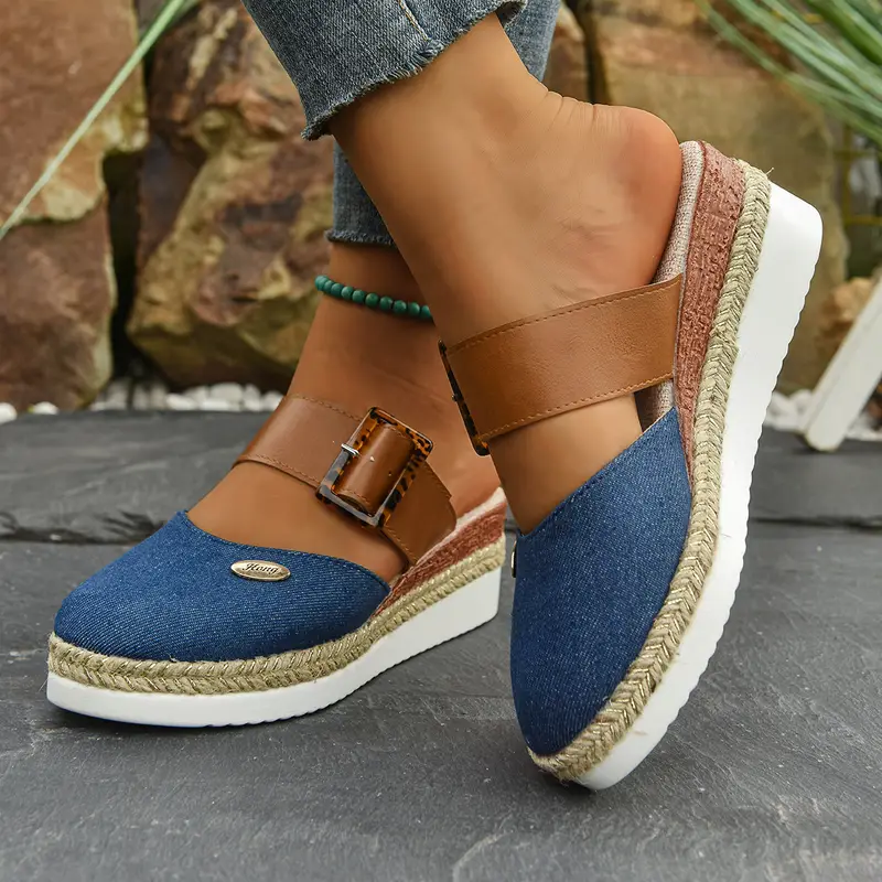 Antonia | Ortopediska Sandaler med Platå, Ventilerande och Avslappnade