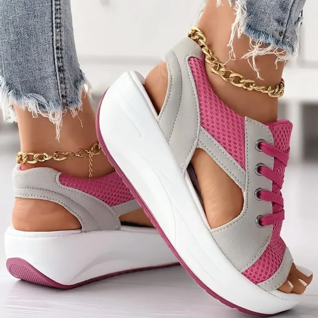 Natasha | Sandaler med Snörning