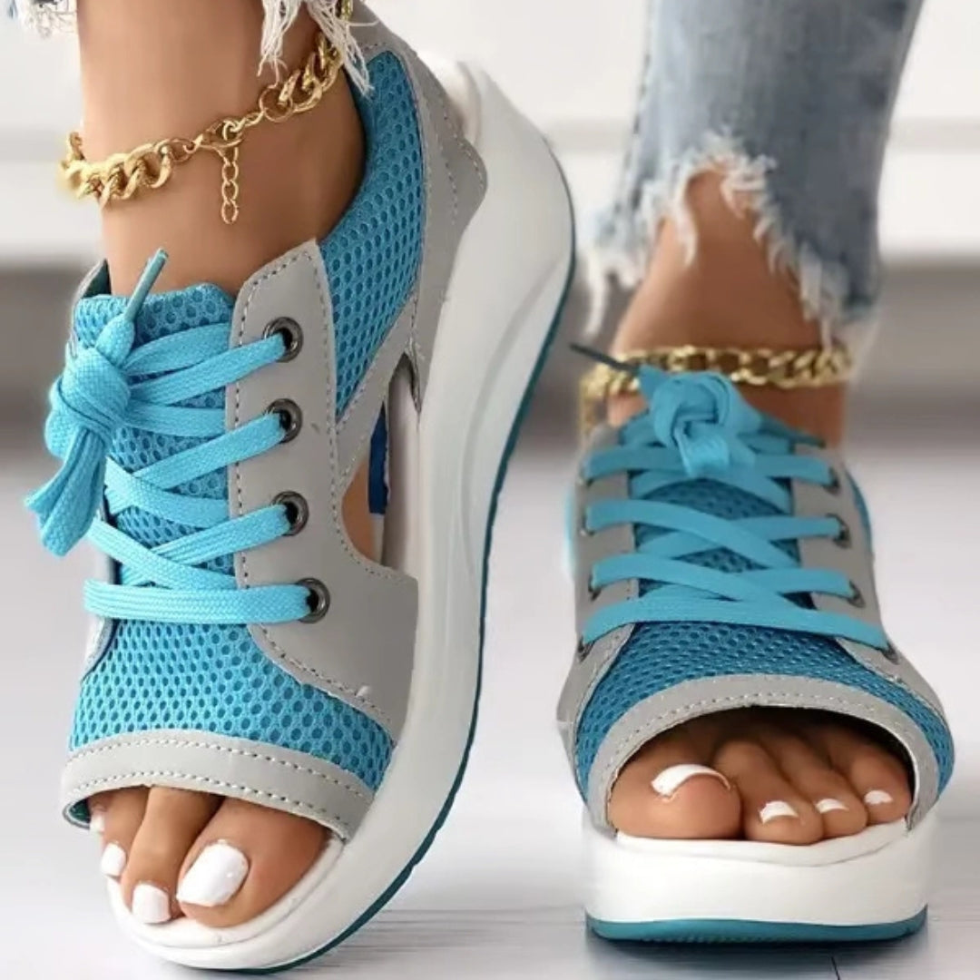 Natasha | Sandaler med Snörning