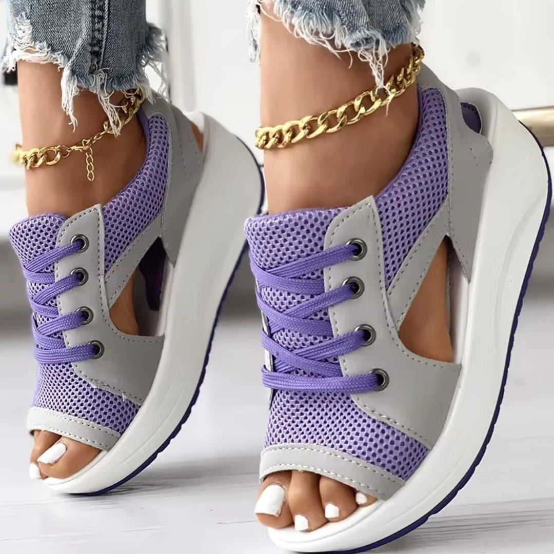 Natasha | Sandaler med Snörning