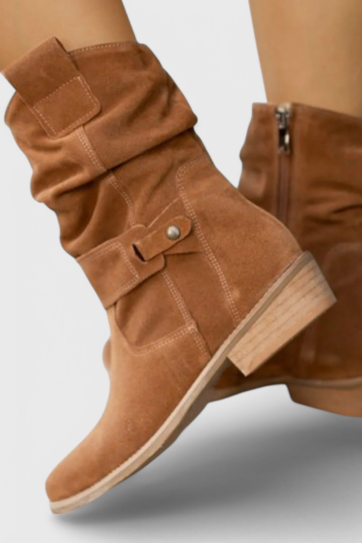 Aira Classic Suede Ankelstövletter