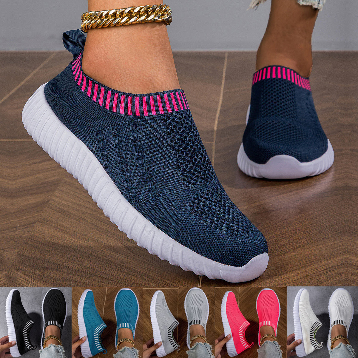 Aeris | Ortopediska sneakers med slip-on för kvinnor