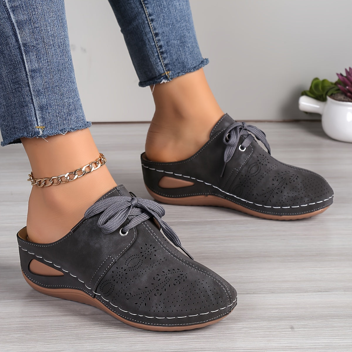 Serena | Ortopediska Slip-On Skor med Fotvalvsstöd och Andningsbar Komfort