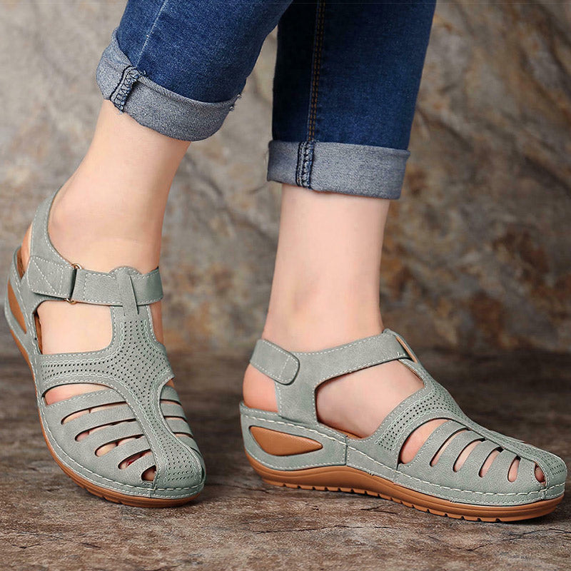 Ellie| Ortopediska Sandaler med Fotvalvsstöd och Hög Komfort