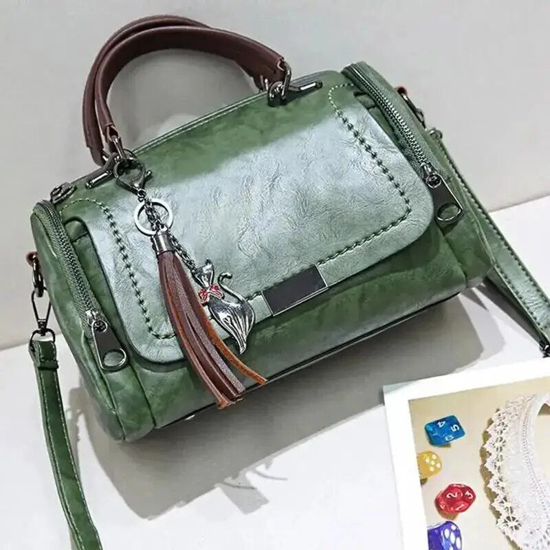 Elegant Strukturerad Crossbody-väska