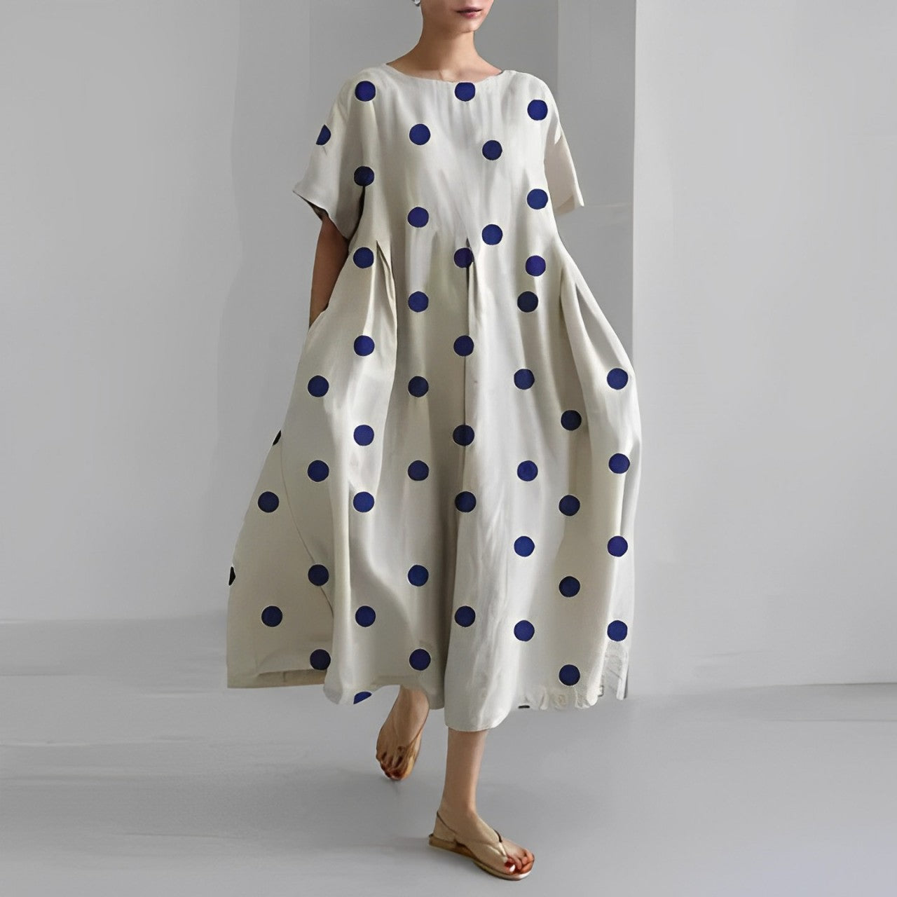 Skye - Boho Blommig Klänning