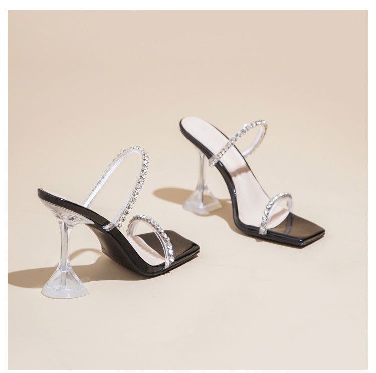 Eleganta enkelbandssandaler för kvinnor