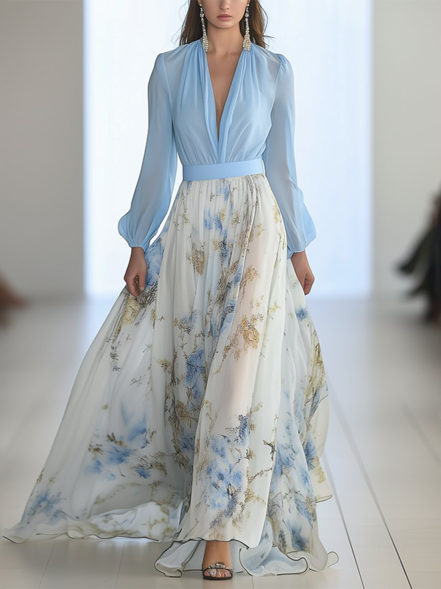 Elena - Maxi klänning med blommönster Dazzling