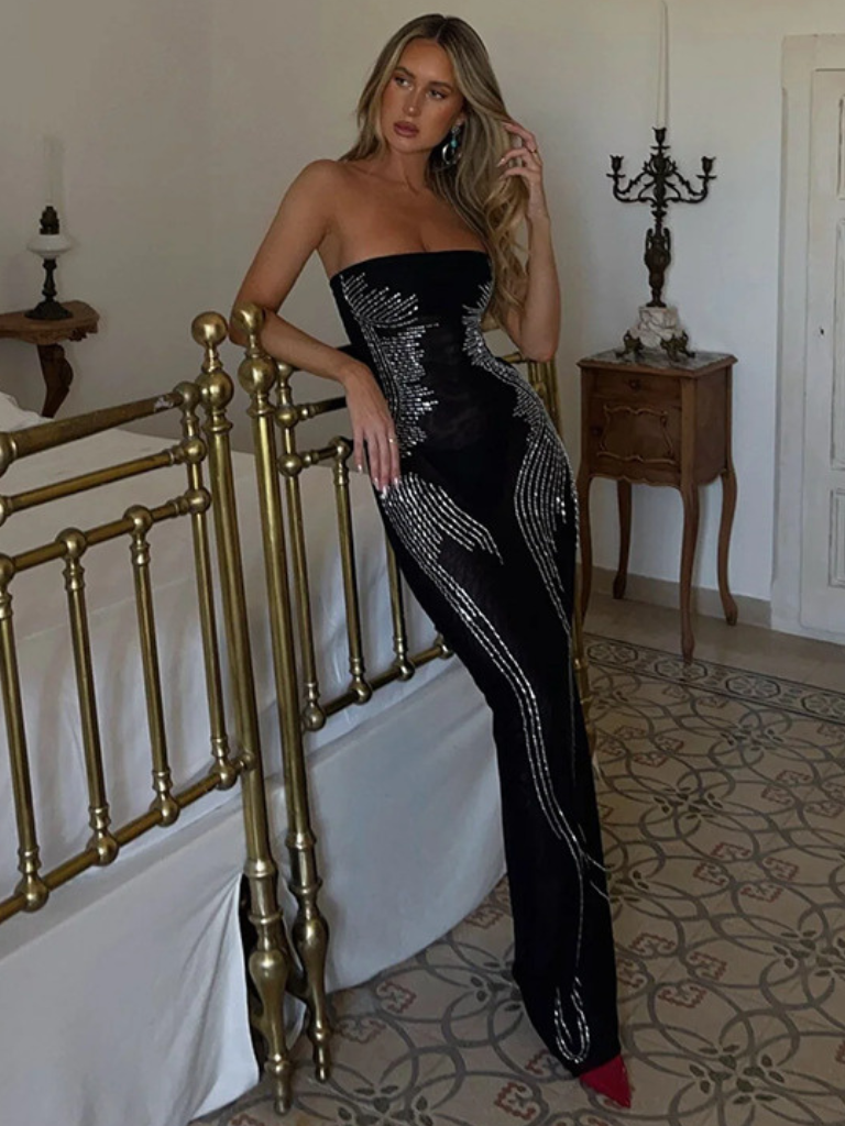 DIAMOND GODDESS MAXIKLÄNNING