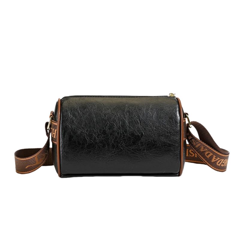 Elegant Axelremsväska med Lotusbroderi
