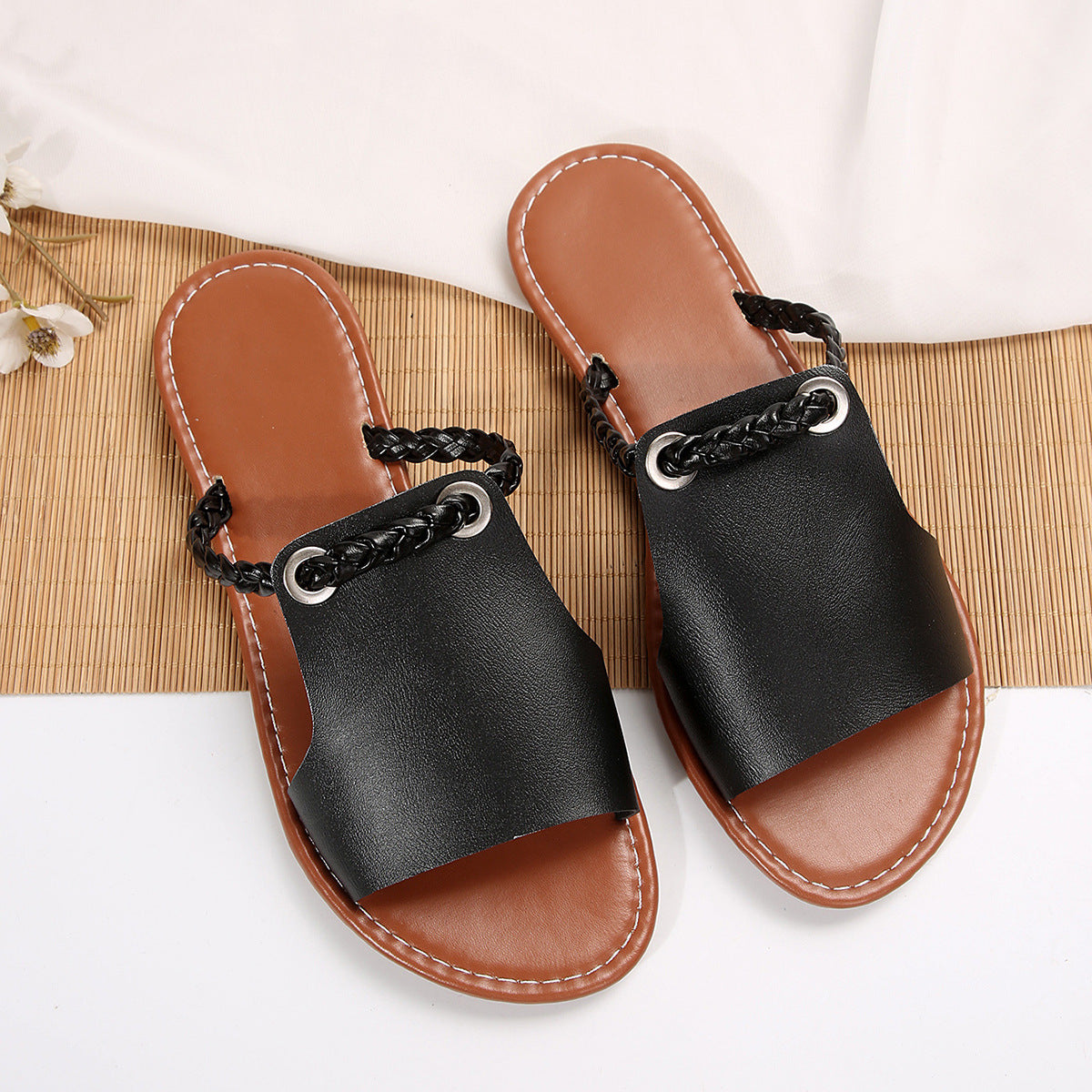 Isla | Ortopediska Slip-In Sandaler – Eleganta och Andningsbara