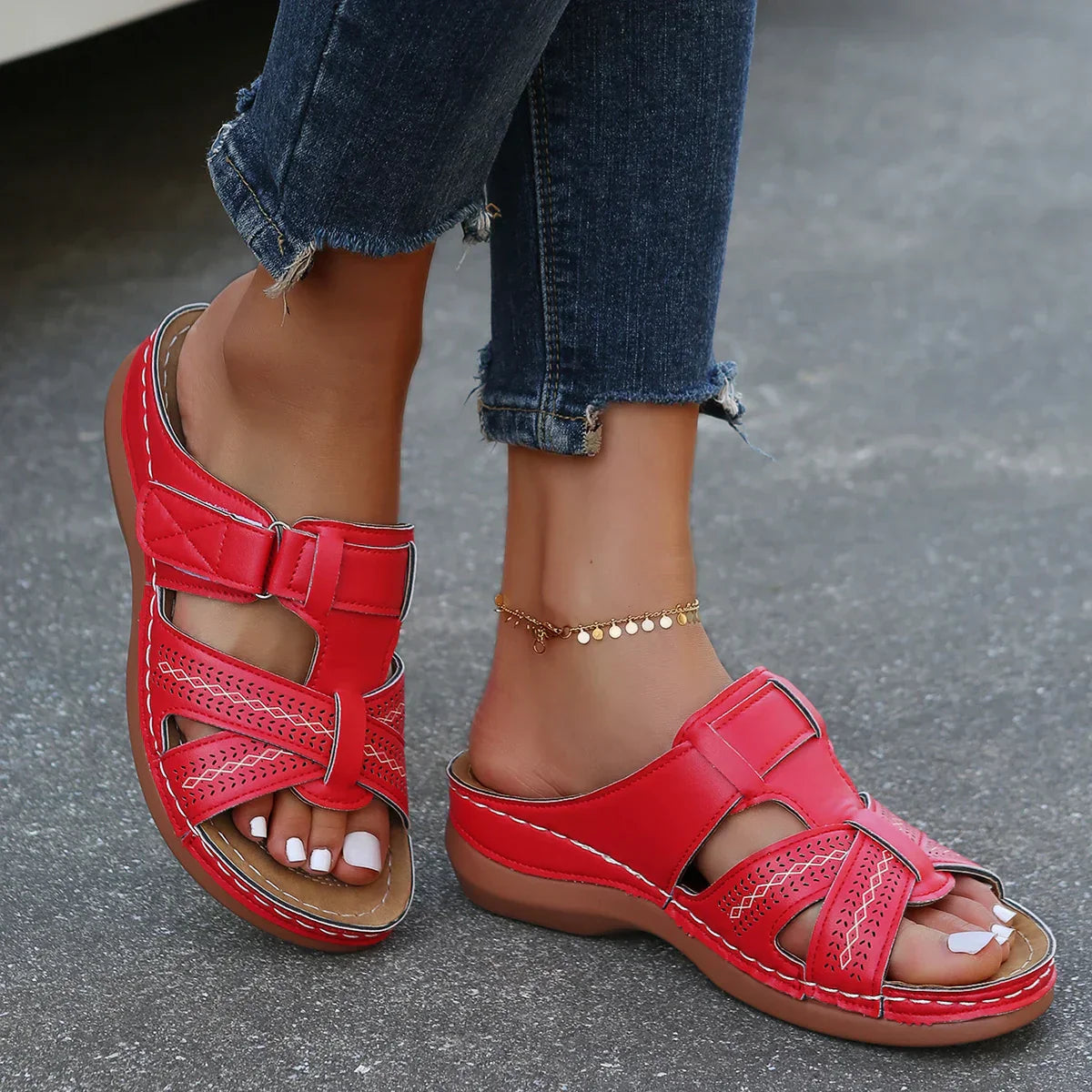 Toby Comfort Steg Sandaler