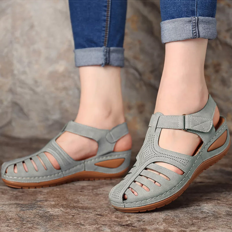 Ellie| Ortopediska Sandaler med Fotvalvsstöd och Hög Komfort