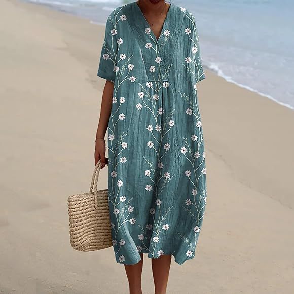 Brielle | Klänning med livfullt blommönster