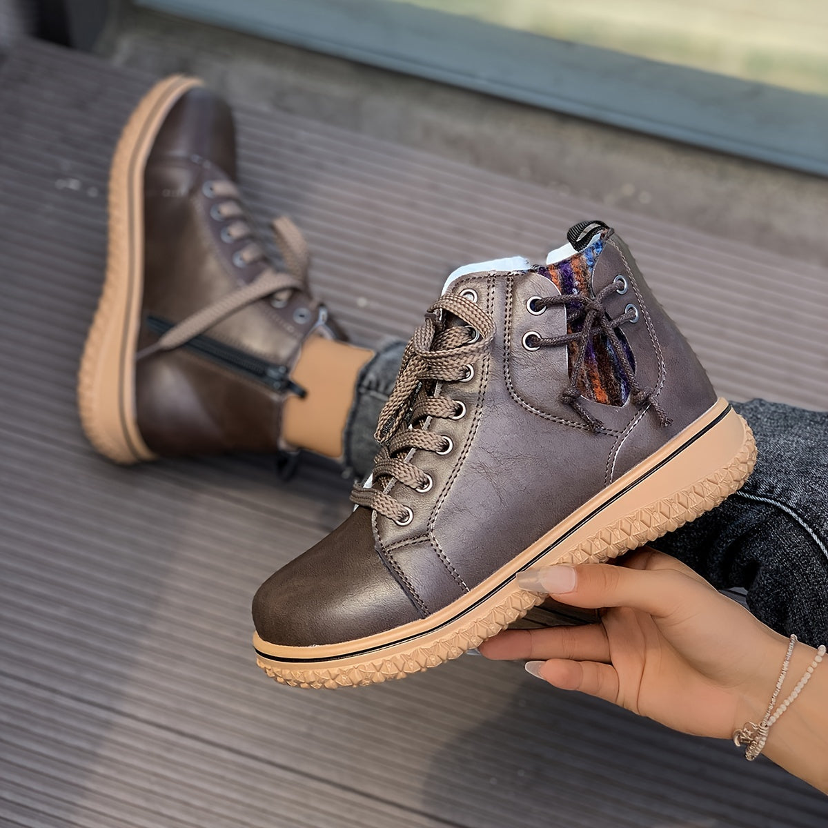 Ortopediska Läder Ankelstövlar