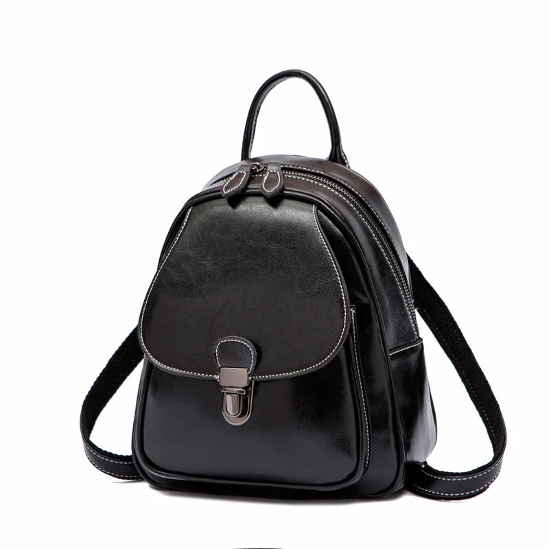 Chic kompakt ryggsäck med elegant charm
