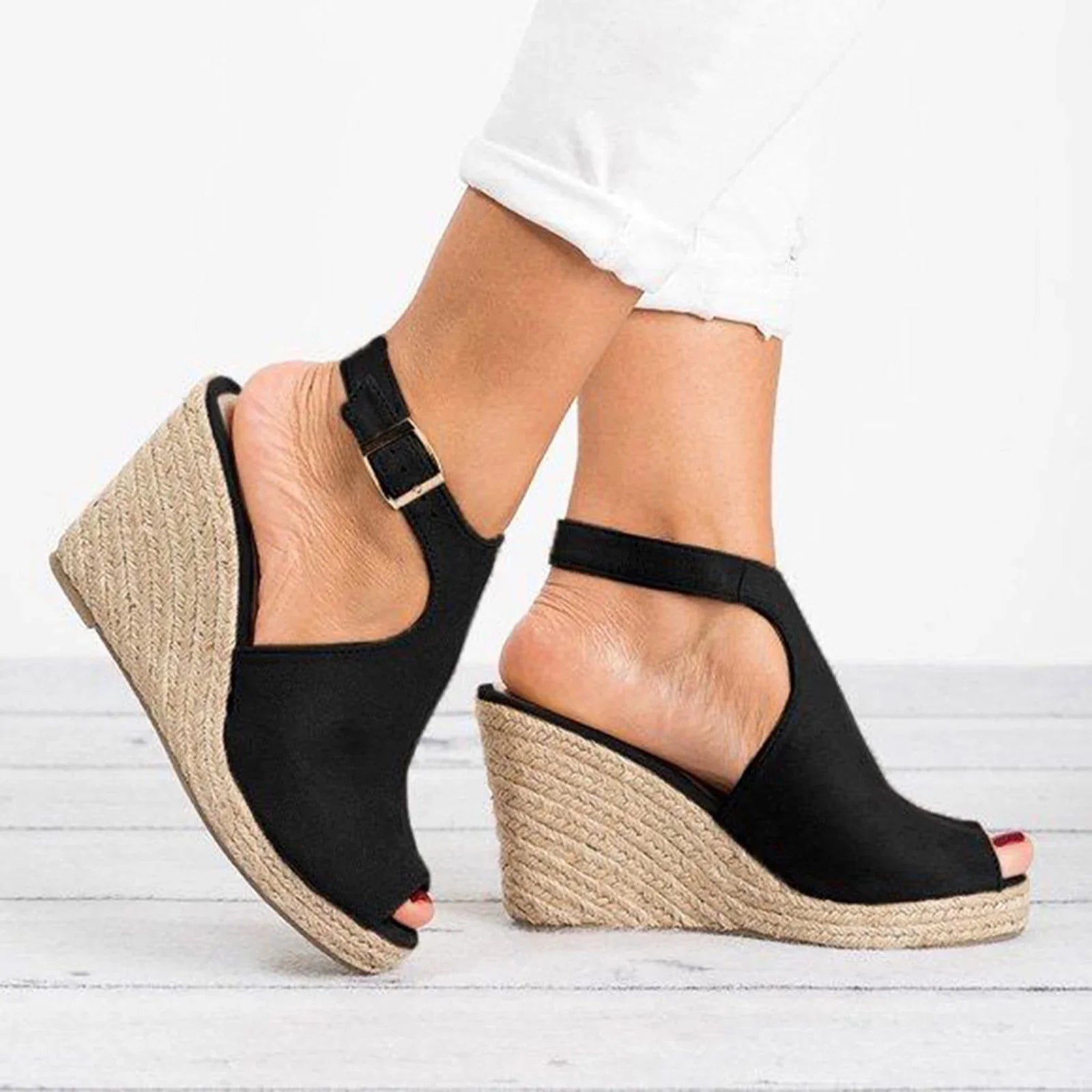 Elegant Kilar Plattform Sandaler