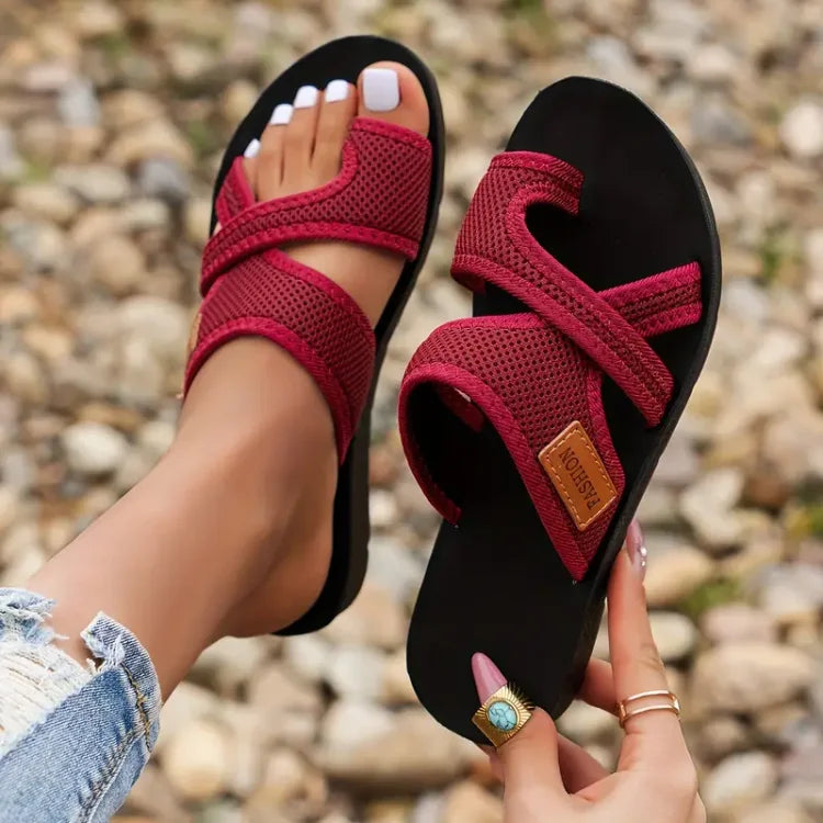 Elina-Criss-Cross Komfortslippers