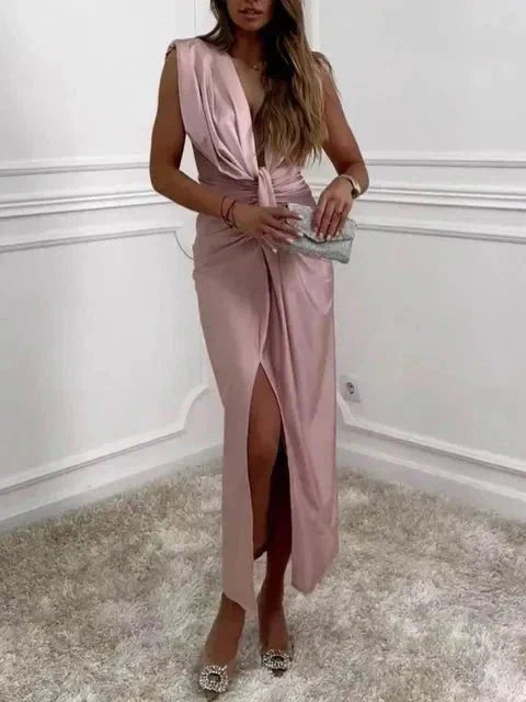 Cordelia | Elegant Draperad Klänning