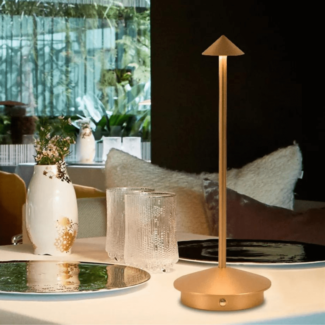 Beacon-lampa i pilform