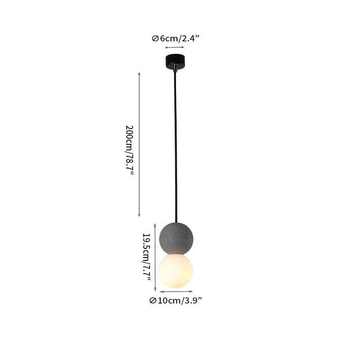 Beacona Hängande Kula Lampa