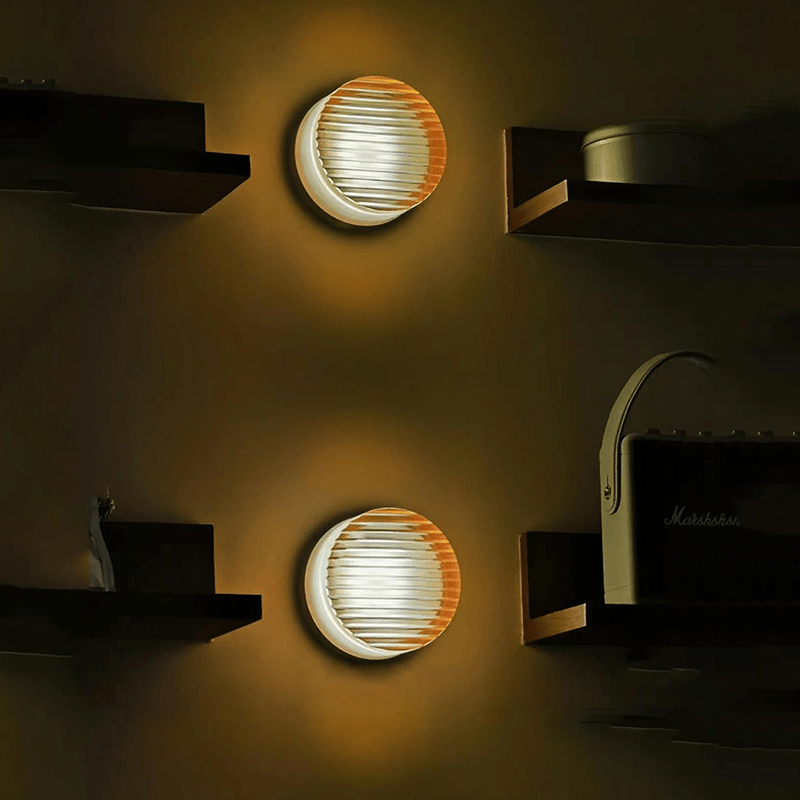 Cristallin Modern Rund Vägglampa