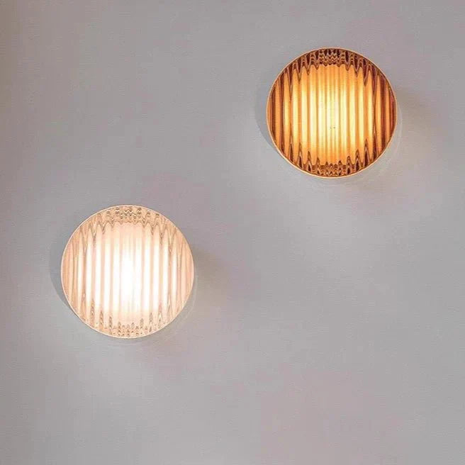 Cristallin Modern Rund Vägglampa