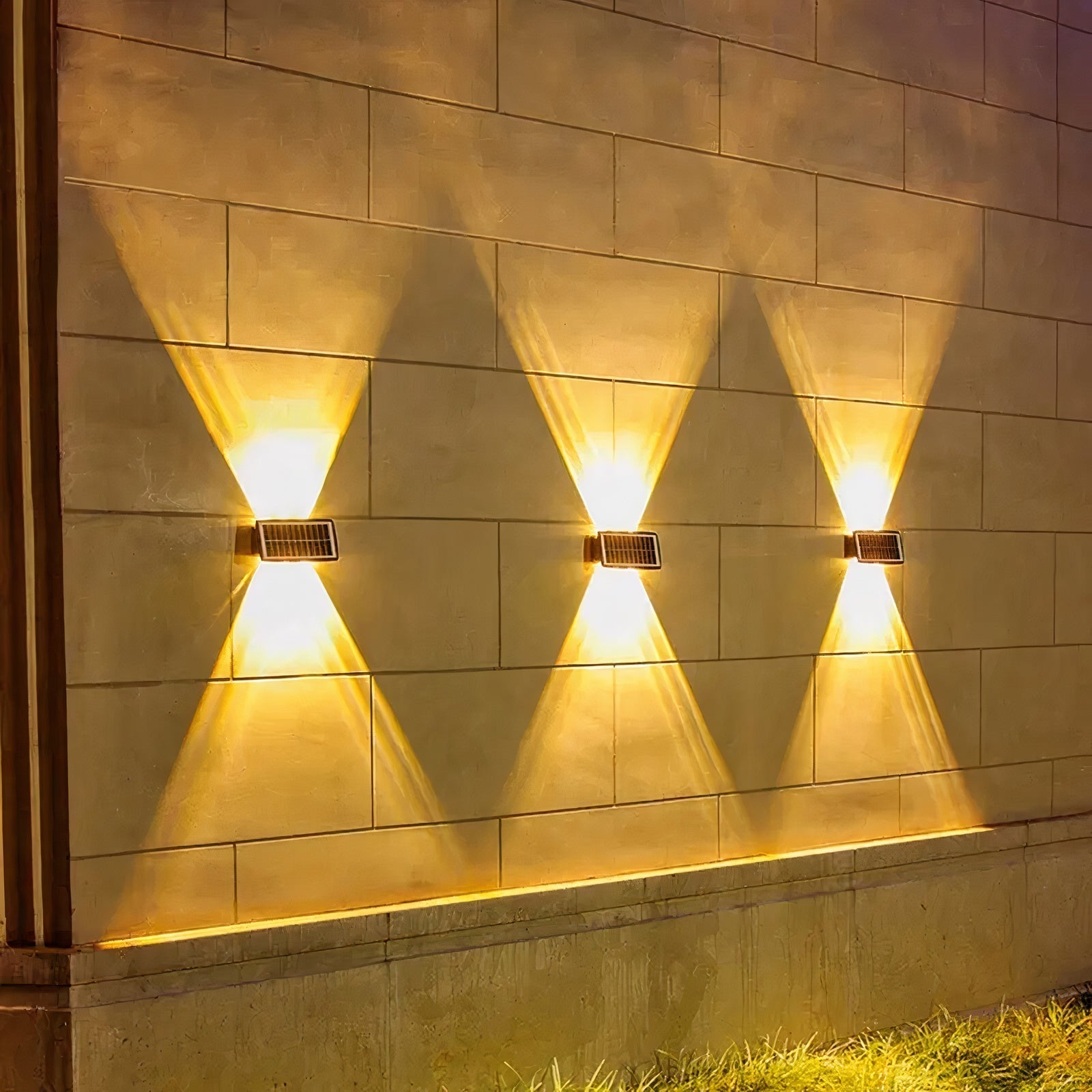 GardenBeam Solutomhusvägglampa
