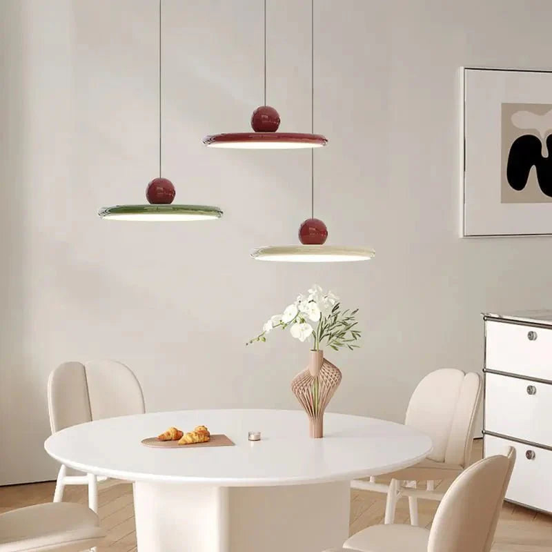 Glint Bauhaus-inspirerad Glaze-hänglampa
