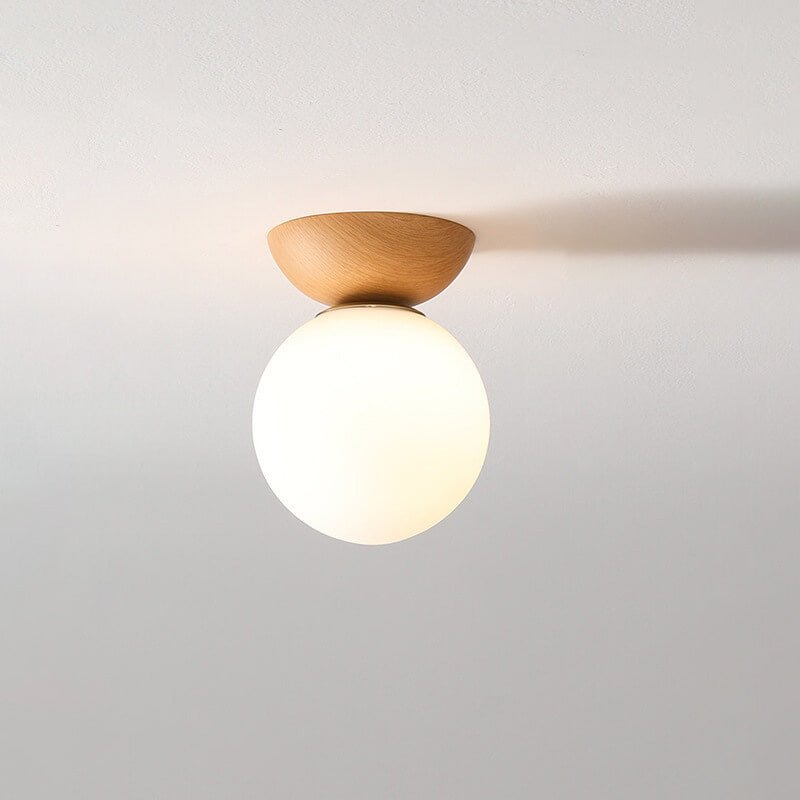 Glowara Log Japansk Taklampa