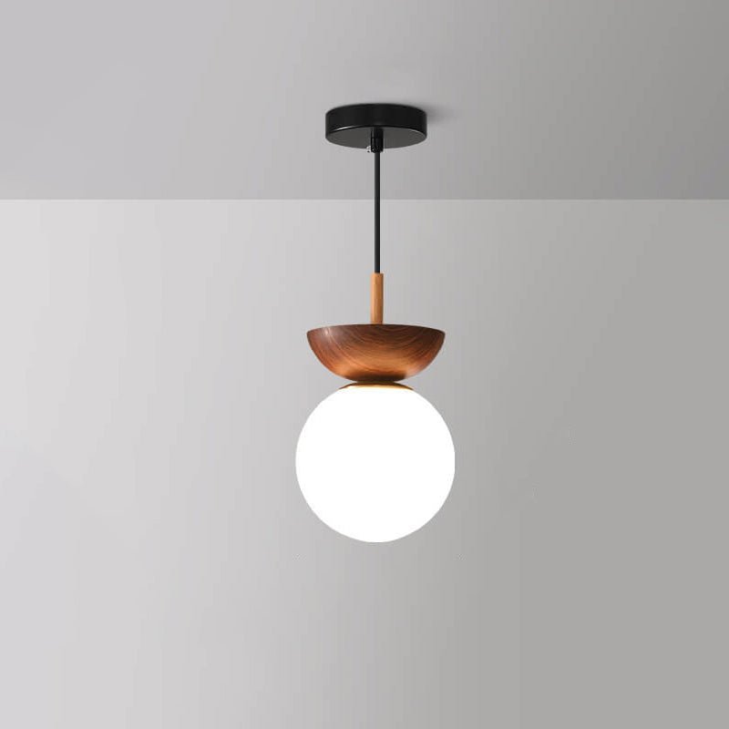 Glowara Log Japansk Taklampa