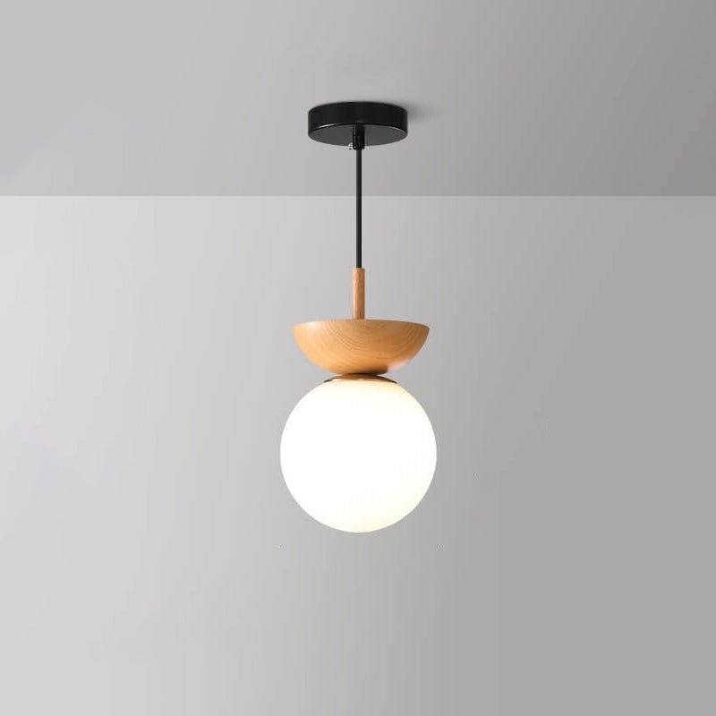 Glowara Log Japansk Taklampa