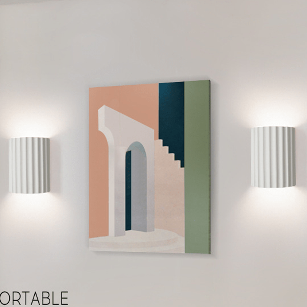 Lumière Halvcirkelformad Vägglampa
