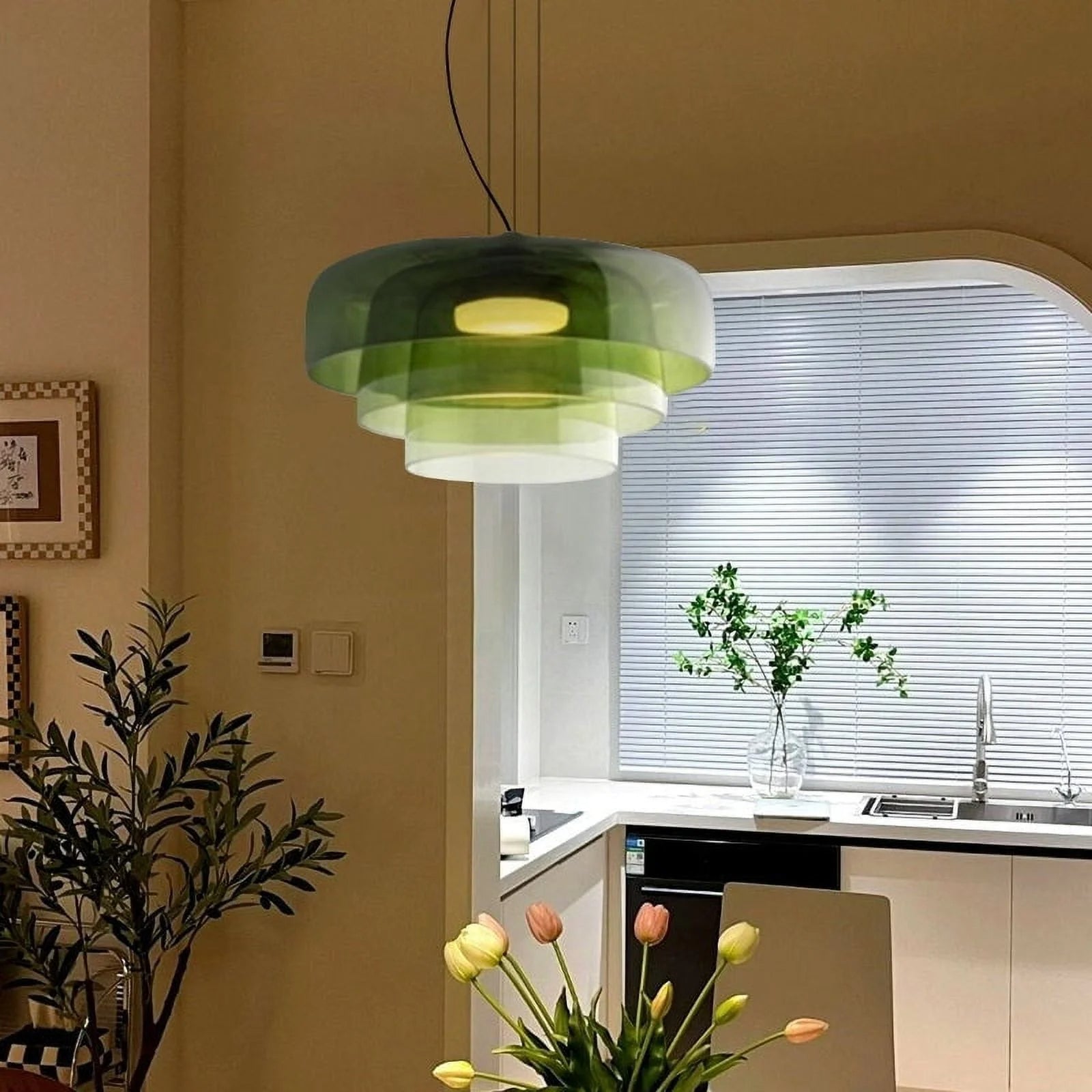 Ozone Nordisk Glas-Hänglampa