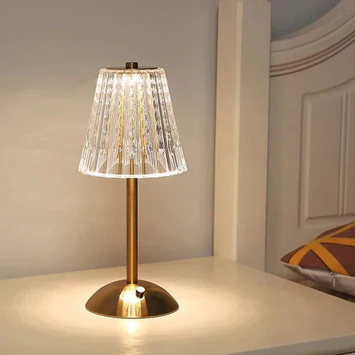 Pharos Gyllene Kristaller Bordslampa