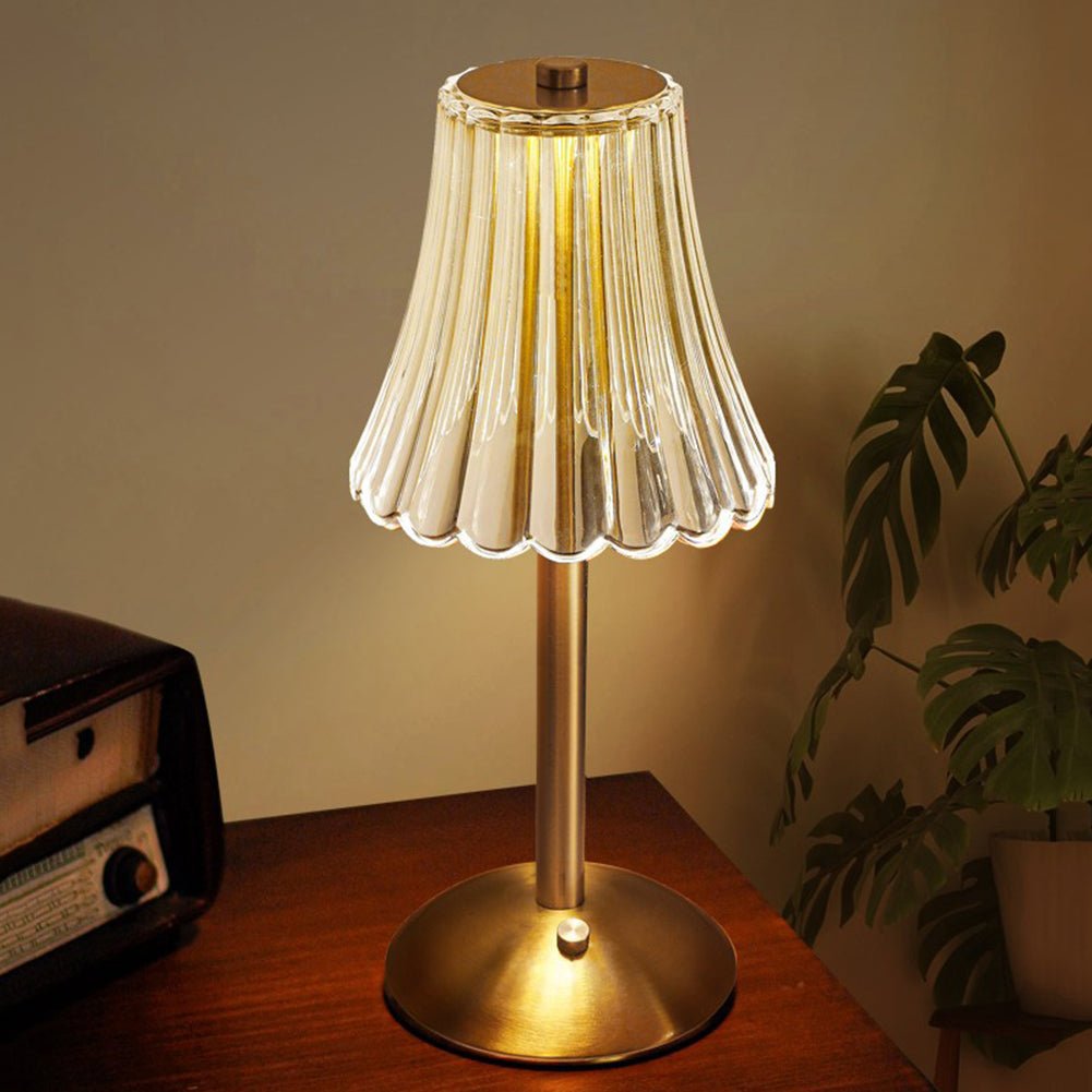 Pharos Gyllene Kristaller Bordslampa